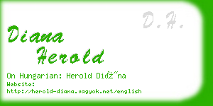 diana herold business card